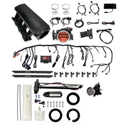FiTech Ultimate LS 500 HP EFI Long Runner Cathedral Intake Fuel Injection Master Kits 76407