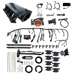 FiTech Ultimate LS 500 HP EFI Short LS3 Port Intake Fuel Injection Master Kits 78411