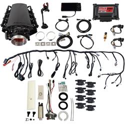 FiTech Ultimate LS 500 HP EFI Short Cathedral Intake Fuel Injection Master Kits 78701