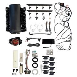 FiTech Ultimate LS 750 HP EFI Short Cathedral Intake Fuel Injection Master Kits 78703