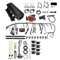 FiTech Ultimate LS 750 HP EFI Long Runner Cathedral Intake Fuel Injection Master Kits 78709