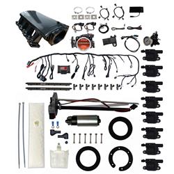 FiTech Ultimate LS 500 HP EFI Short LS3 Port Intake Fuel Injection Master Kits 79412