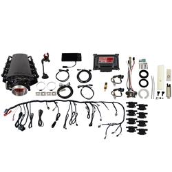 FiTech Ultimate LS 500 HP EFI Short Cathedral Intake Fuel Injection Master Kits 79701