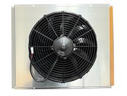 12 Inch 861 CFM Fluidyne High Performance Aluminum Radiator Shrouds with Fan SHR.008