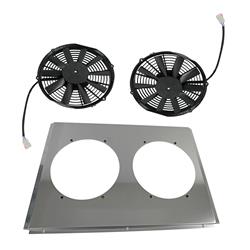 14 Inch 1,864 CFM Fluidyne High Performance Aluminum Radiator Shrouds with Fan SHR.017