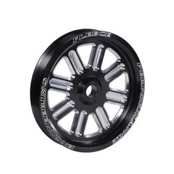 Fleece Performance Dual Pump Spoke Pulleys FPE-34211-BLK-SPK