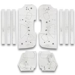 Flatline Barriers Door and Inner Quarter Panel Insulation and Sound Dampening Kits for 1967-1968 COUGAR - TABLC9101