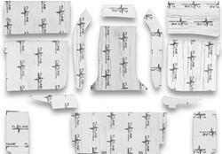 Flatline Barriers Floor Insulation and Sound Dampening Kits for 1965-1972 F-100, 1967-1972 F-250 - TABLT9100