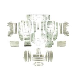 Flatline Barriers Complete Insulation and Sound Dampening Kits for 1968-1975 CORVETTE - TABV7017