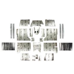 Flatline Barriers Complete Insulation and Sound Dampening Kits for 1961-1962 CORVETTE - TABV7021