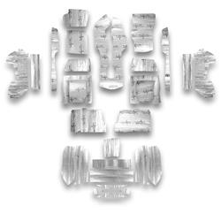 Flatline Barriers Complete Insulation and Sound Dampening Kits for 1968-1975 CORVETTE - TABV7023