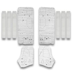 Flatline Barriers Door and Inner Quarter Panel Insulation and Sound Dampening Kits for 1969-1970 MUSTANG - TABZ6009