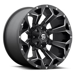 Fuel Off-Road Assault D546 Series Matte Black Wheels with Milled Accents 22x9.5