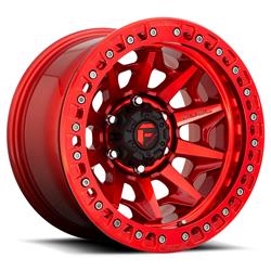 Fuel Off-Road Covert D113 Beadlock Candy Red Wheels 17x9