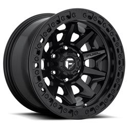 Fuel Off-Road Covert D114 Beadlock Matte Black Wheels