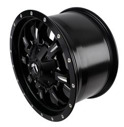 Fuel Off-Road Krank D517 Series Matte Black with Milled Accents Wheels 17x9