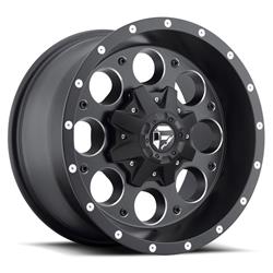 Fuel Off-Road Revolver D525 Series Matte Black with Milled Accents Wheels 17x9