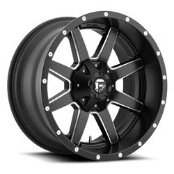 Fuel Off-Road Maverick D538 Series Matte Black with Milled Accents Wheels 20x8.25