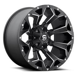 Fuel Off-Road Assault D546 Series Matte Black Wheels with Milled Accents 18x9