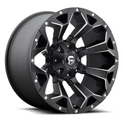 Fuel Off-Road Assault D546 Series Matte Black Wheels with Milled Accents 17x9