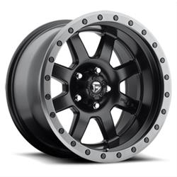 Fuel Off-Road Trophy D551 Series Matte Black with Anthracite Ring Wheels 18x9