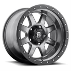 Fuel Off-Road Trophy D552 Series Matte Gunmetal Wheels with Matte Black Rings 20x9