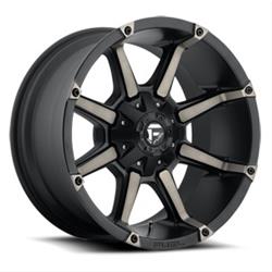 Fuel Off-Road Coupler D556 Matte Black Wheels with Machined DDT Face 20x10