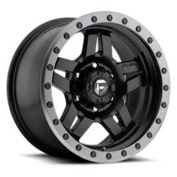 Fuel Off-Road Anza D557 Series Matte Black with Anthracite Ring Wheels 18x8
