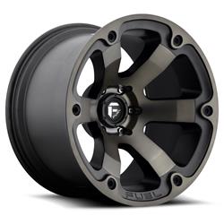 Fuel Off-Road Beast D564 Series Matte Black with Machined DDT Face Wheels 17x9