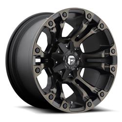 Fuel Off-Road Vapor D569 Matte Black Wheels with Machined DDT Face 20x9