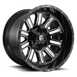 Fuel Off-Road Hardline D620 Series Gloss Black Wheels with Milled Accents 20x9