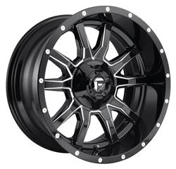 Fuel Off-Road Vandal D627 Gloss Black Wheels with Milled Accents 20x9