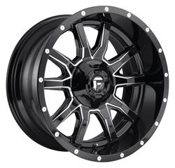Fuel Off-Road Vandal D627 Gloss Black Wheels with Milled Accents