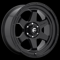 Fuel Off-Road Shok D664 Matte Black Wheels 16x7