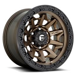 Fuel Off-Road Covert D696 Matte Bronze Wheels with Black RIng 15x8