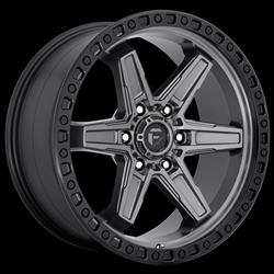 Fuel Off-Road Kicker D698 Anthracite Wheels with Black Lip 20x9