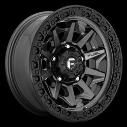 Fuel Off-Road Covert D716 Matte Gunmetal Wheels with Black Ring 16x8