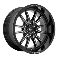 Fuel Off-Road Clash 6 D761 Gloss Black Wheels with Milled Accents 20x10