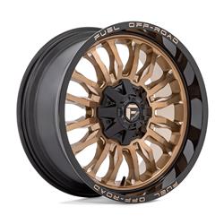 Fuel Off-Road ARC D797 Platinum Bronze Wheels with Gloss Black Lip 22x12