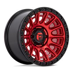 Fuel Off-Road Cycle D834 Candy Red Wheels with Black Ring 20x9