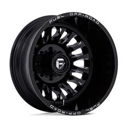 Fuel Off-Road ARC Dually D868 Gloss Black Wheels with Milled Accents 22x8.25