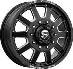 Fuel Off-Road FF09D Matte Black Wheels with Milled Accents 24x8.25