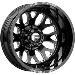 Fuel Off-Road FF19D Gloss Black Wheels with Milled Accents 24x8.25