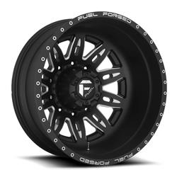 Fuel Off-Road FF26D Gloss Black Wheels with Milled Accents 22x8.25