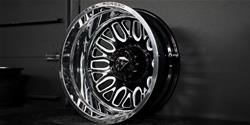 Fuel Off-Road FF76D Gloss Black Dually Wheels with Milled Accents