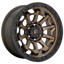 Fuel Off-Road Covert D696 Matte Bronze Wheels with Black RIng 15x8