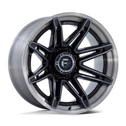 Fuel Off-Road Brawl FC401 Series Gloss Black with Tinted Brushed Lip Wheels 20x10