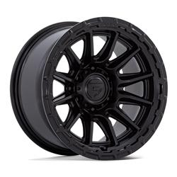 Fuel Off-Road Piston D866 Matte Black Wheels with Gloss Black Lip 22x9.5