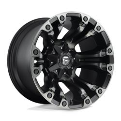 Fuel Off-Road Vapor D851 Matte Black Face with Gray Tint Wheels 20x9