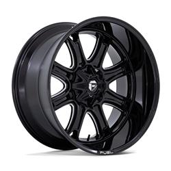 Fuel Off-Road Darkstar Gloss Black Wheels with Milled Accents 22x9